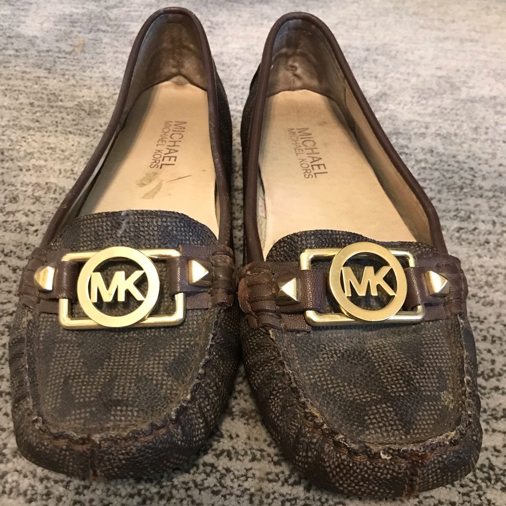 Size 4 Michael Kors penny loafers